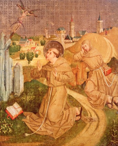 Der heilige Franziskus empfängt die Stigmata, 1482 von Master Z. R.